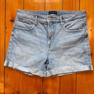 Free Assembly Blue Jean Shorts Distressed Cut-Off Style